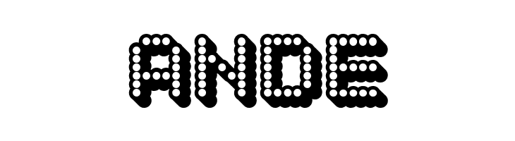 Dots All For Now 3D JL  Free Fonts Download