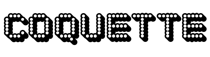 Dots All For Now 3D JL  Free Fonts Download