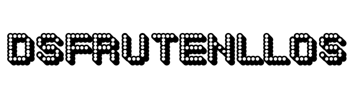 Dots All For Now 3D JL  Free Fonts Download