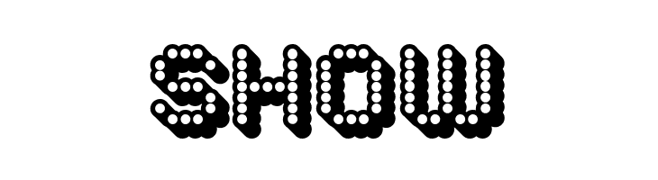 Dots All For Now 3D JL  Free Fonts Download