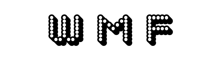 Dots All For Now 3D JL  Free Fonts Download