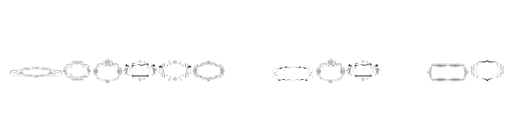 Calligraphic Frames Soft Two  Free Fonts Download
