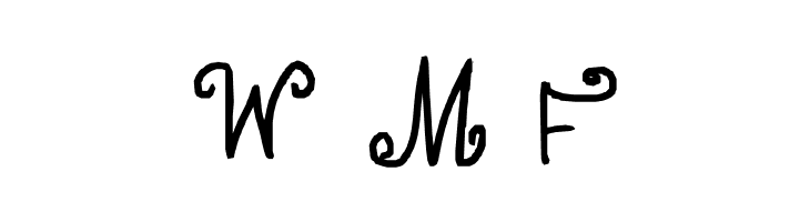 molls writing 3  Free Fonts Download