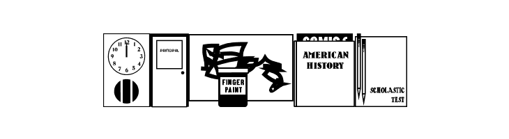 School Daze JL  Free Fonts Download