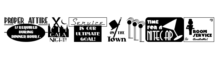 Deco Pics JL  Free Fonts Download