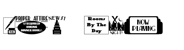 Deco Pics JL  Free Fonts Download