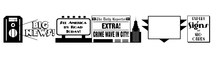 Deco Pics JL  Free Fonts Download