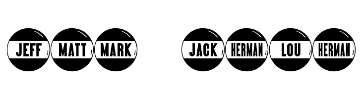 Big Name Buttons JL  Free Fonts Download