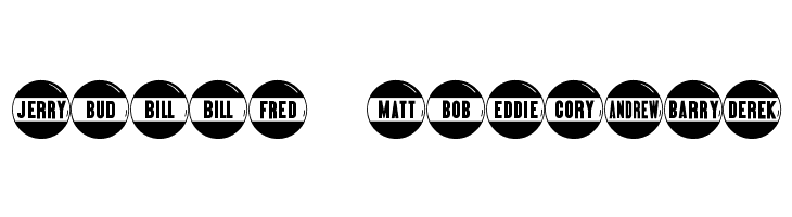 Big Name Buttons JL  Free Fonts Download
