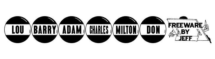 Big Name Buttons JL  Free Fonts Download