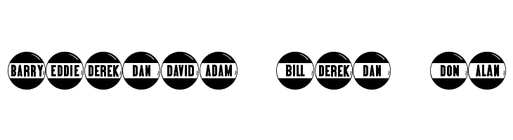 Big Name Buttons JL  Free Fonts Download