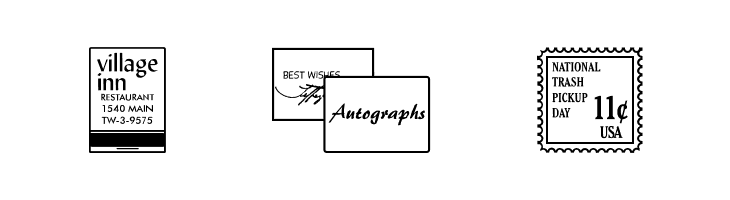 Things Collected JL  Free Fonts Download