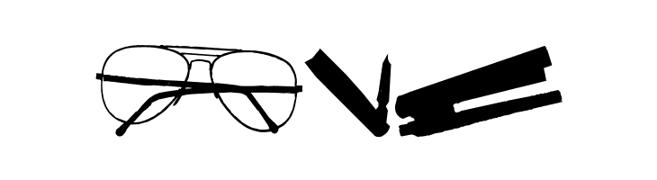 Scanned Objects JL  Free Fonts Download