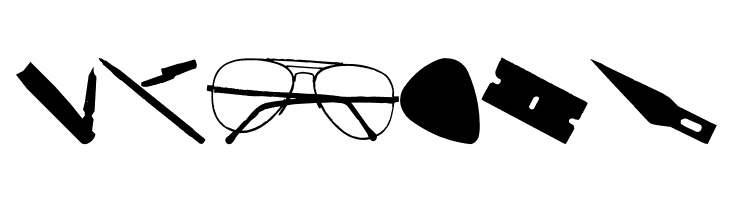 Scanned Objects JL  Free Fonts Download