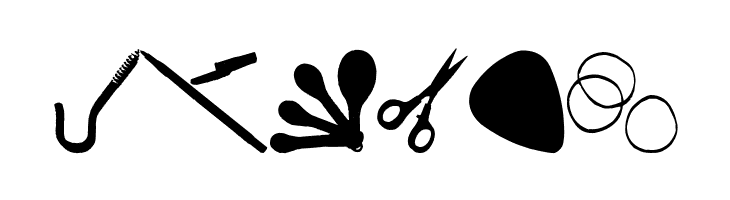 Scanned Objects JL  Free Fonts Download