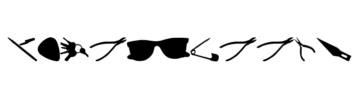 Scanned Objects JL  Free Fonts Download