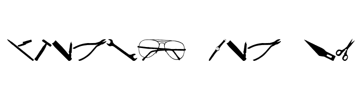 Scanned Objects JL  Free Fonts Download