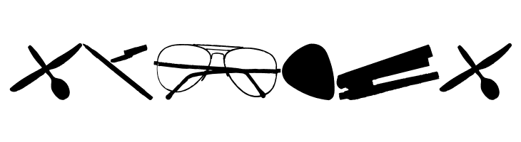 Scanned Objects JL  Free Fonts Download