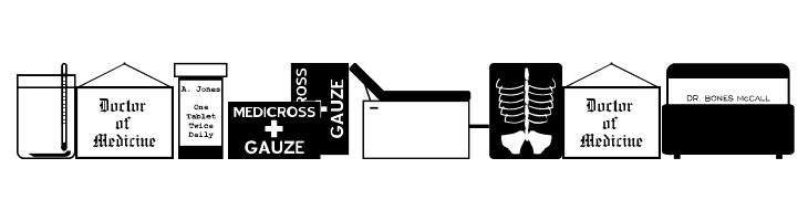 Doctor's Dings JL  Free Fonts Download