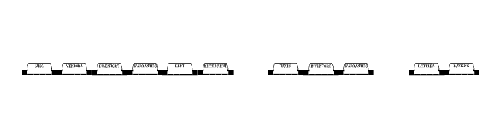 Folder Tabs JL  Free Fonts Download