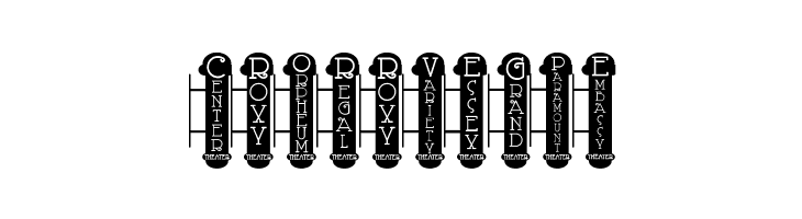Vaudeville Theater Signs JL  Free Fonts Download