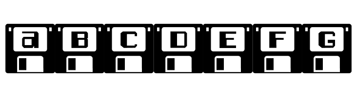 Diskettes JL  Free Fonts Download