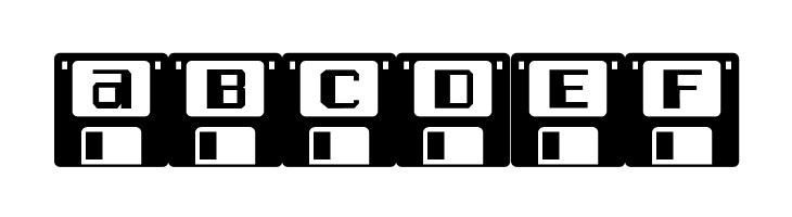Diskettes JL  Free Fonts Download