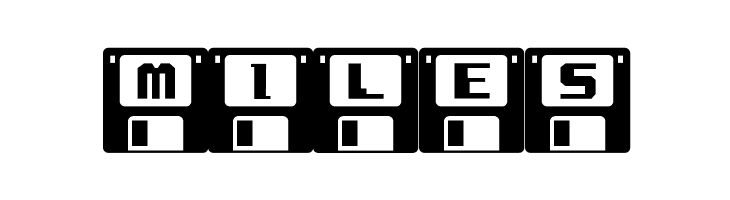 Diskettes JL  Free Fonts Download