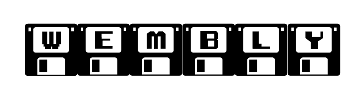 Diskettes JL  Free Fonts Download