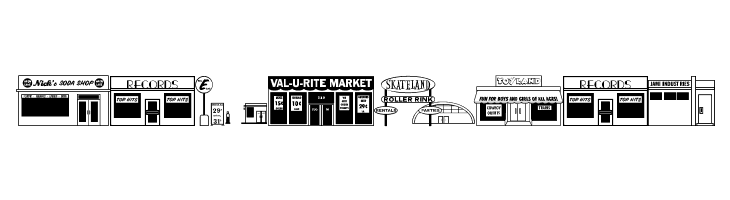 50's Yesterdings JL  Free Fonts Download