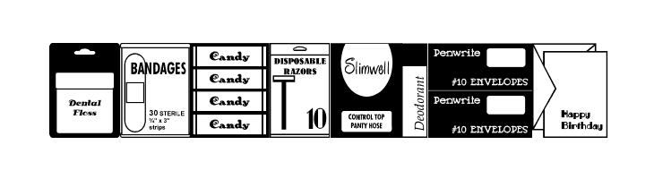 Drug Store Items JL  Free Fonts Download