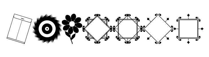 Mixed Bag O' Dings JL  Free Fonts Download