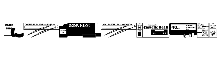 Auto Store JL  Free Fonts Download