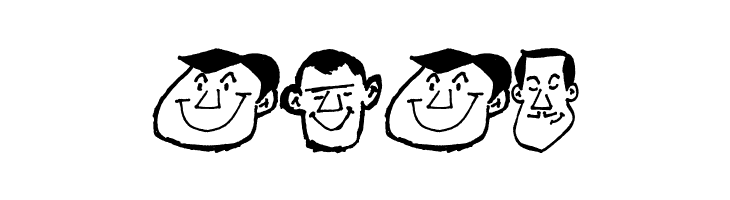 Friends & Neighbors JL  Free Fonts Download