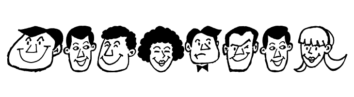 Friends & Neighbors JL  Free Fonts Download