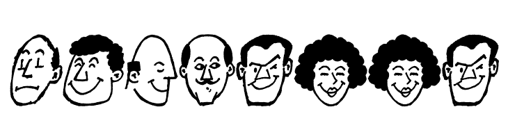 Friends & Neighbors JL  Free Fonts Download