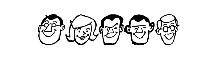 Friends & Neighbors JL  Free Fonts Download