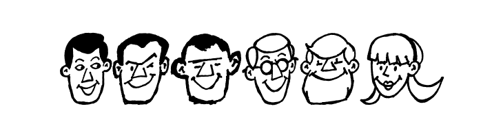 Friends & Neighbors JL  Free Fonts Download