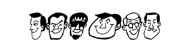 Friends & Neighbors JL  Free Fonts Download