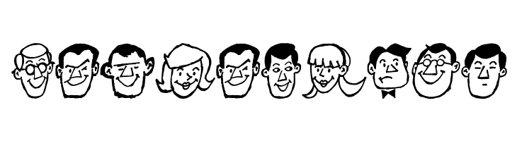 Friends & Neighbors JL  Free Fonts Download