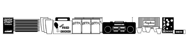 Picnics & Parties JL  Free Fonts Download