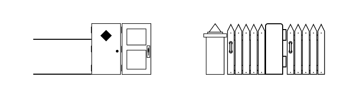 Walls, Fences & Doors JL  Free Fonts Download