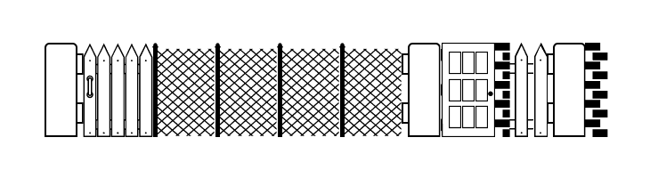 Walls, Fences & Doors JL  Free Fonts Download