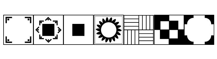 Floor Tile Patterns, Pt. 2 JL  Free Fonts Download