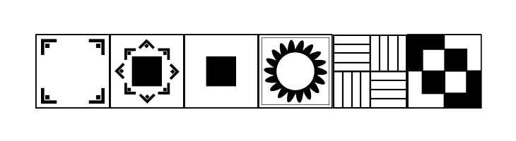 Floor Tile Patterns, Pt. 2 JL  Free Fonts Download