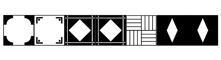 Floor Tile Patterns, Pt. 2 JL  Free Fonts Download