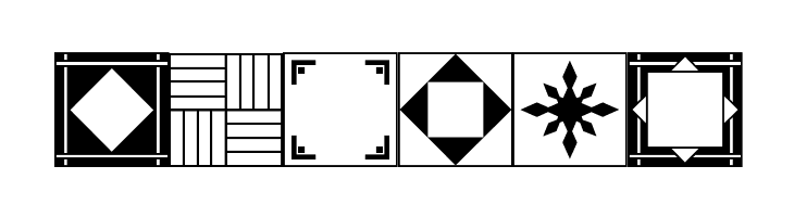 Floor Tile Patterns, Pt. 2 JL  Free Fonts Download