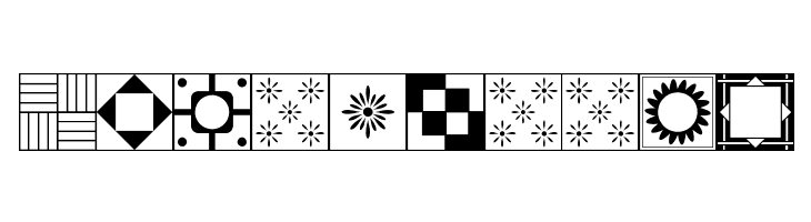 Floor Tile Patterns, Pt. 2 JL  Free Fonts Download