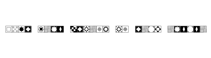 Floor Tile Patterns, Pt. 2 JL  Free Fonts Download