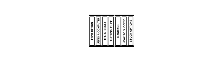 Bookshelf Titles JL  Free Fonts Download